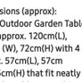 rattan table 4 chairs Image 4