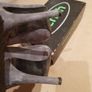 Schuh grey suede high heels uk4 Image 5