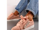 Fabulous Sneakers with Pearls &amp; Gems size 6 + other stunning shoes available