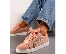 Fabulous Sneakers with Pearls & Gems size 6 + other stunning shoes available