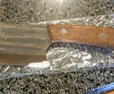 Small Stainless Steel, Boning, Meat Cleaver Chef's Knife (new).
