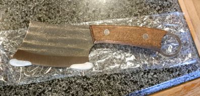 Small Stainless Steel, Boning, Meat Cleaver Chef's Knife (new).