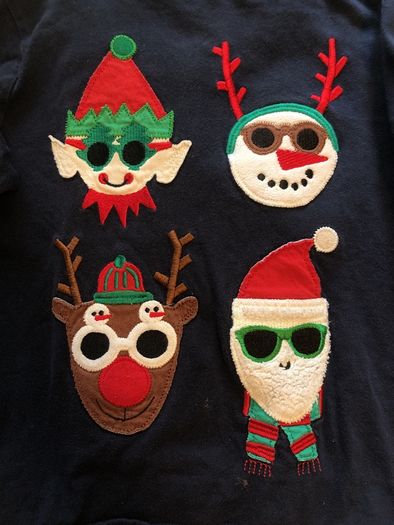 Christmas jumper (long sleeve cotton shirt)