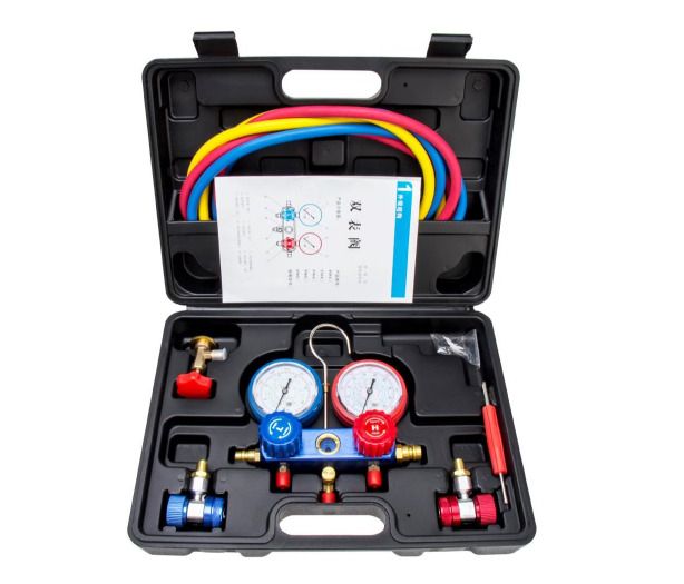 Air Conditioning R134a Refrigerant Distributor Gauge Set
