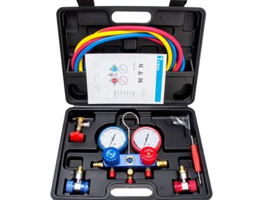 Air Conditioning R134a Refrigerant Distributor Gauge Set