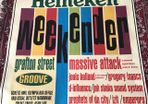 Original Dublin Gig Poster -  1996 Heineken Weekender - Trip Hop, Hip Hop, Dub, Reggae, Acid Jazz.