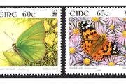 2005 Ireland Fauna &amp; Flora Butterflies Commemorative Stamps Mint Never Hinged (MNH)