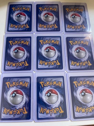 Lot of 9 Vintage Pokemon Cards - Great Condition