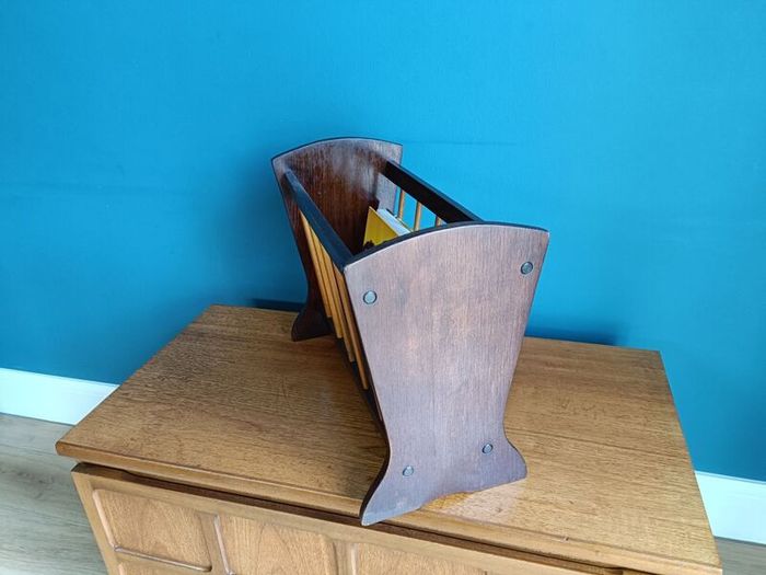Mid Century Vintage Retro Magazine Stand