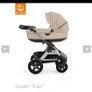 Beige pram travel system & car seat (beige) Image 2