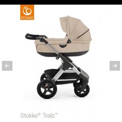 Stokke travel system & car seat (beige)