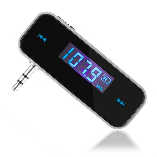 Wireless Adapter 3.5mm Transmitter Music Audio LCD Display Handsfree for iPhone iPod Samsung Car Mobile Phone MP3 Player Tablet