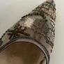 Baldinini Italian Luxury Embellished Mesh Mules, Pointed Toe, UK 6.5 Image 6