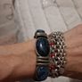 leather and turquoise stone bracelet Image 3
