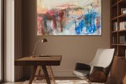 LARGE Framed Original Art Dublin Original abstract art original landscape Dublin  contemporary art