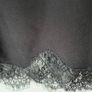Sandro Black and Yellow Mini Dress with Lace - Size 8 Image 6