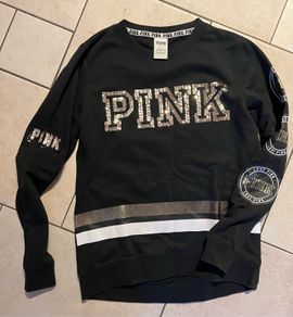 Pink brand sweat - black