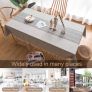 Rectangle Table Cloth Cotton Linen Wrinkle Free (MULTIPLE SIZES) Image 3