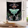 Butterfly Vertical Black Tapestry Wall Hanging Mushroom Tapestries Floral Aesthetic Wall Tapestry for Bedroom Dorm Living Room 73x95cm MULTIPLE SIZES AVAILABLE (FREE SHIPPING) Image 5