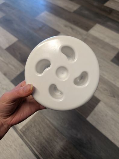 Small slow feeder dog bowl