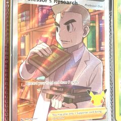 Pokemon Card Professor's Research Full Art Oak 024/025 Celebrations 25th