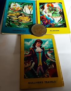 three small vintage story books,AC