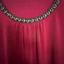 Zapara Plum Dress With Embellishment Image 4