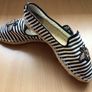 French connection Ladies Black and cream Bee espidrilles Eu 41 Size 7 Image 3