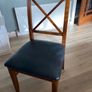 For sale: Solid wood extendable table with 6 chair Image 2