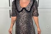 leopard print dress
