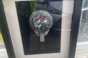 chinese silver mirror framed free postage