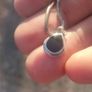 Vintage Teardrop Black Onyx Sterling Silver Pendant Set Image 4