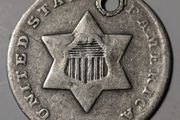 3 Cent USA silver coin.