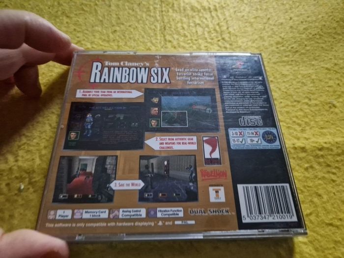 Rainbow Six Tom Clancy s PlayStation1 Ps1 PlayStation2 Ps2 Games Original