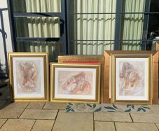 Selection of framed prints and paintings