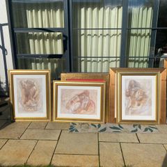 Selection of framed prints and paintings