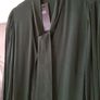 M&S green shirt, blouse, tie neck, size 8, NEW Image 6