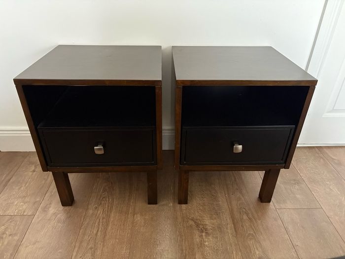 2 drawer bedside lockers