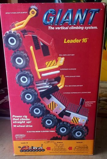 Vintage 80s toy Monster machine Giant 16 Wheels Power Rig