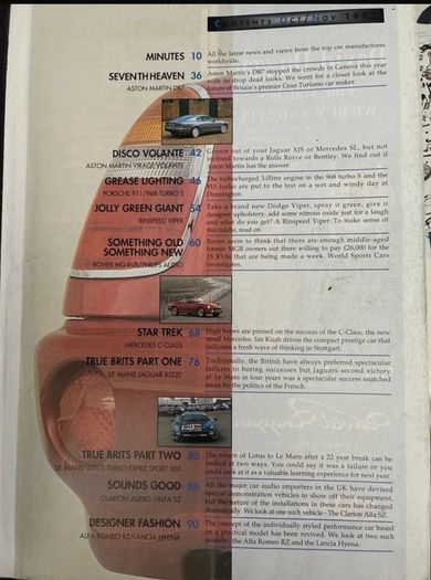 VW VWM Motoring and World Sports Cars Magazines