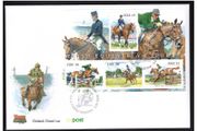 1998 Ireland Equestrian Sports Commemorative Stamps Miniature Sheet An Post First Day Cover (FDC)