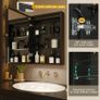 50 x 70 cm LED Lighted Bathroom Medicine Cabinet with Mirror, Defogger, Dimmer, 3 Color Light Makeup Mirror, Easy to Install, Wall Mounted Mirror Medicine Cabinet Image 8