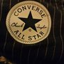 Pinstripe Converse Chuck Taylor high tops as per photos Image 2