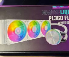 Cooler Master MasterLiquid PL360 Flux White Edition AIO Liquid CPU Cooler (360mm)