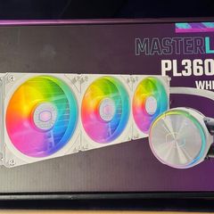 Cooler Master MasterLiquid PL360 Flux White Edition AIO Liquid CPU Cooler (360mm)