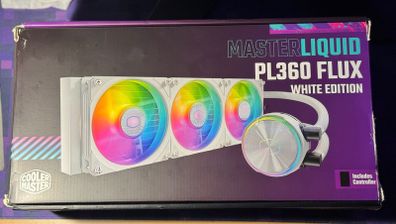 Cooler Master MasterLiquid PL360 Flux White Edition AIO Liquid CPU Cooler (360mm)