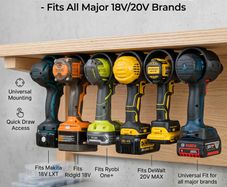 Universal Power Tool Drill Holder - 3D Printed Storage Mount