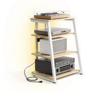 Fitueyes Eiffel V2 As06 Led Hifi Rack With Socket