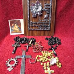Religious Items X 8 ( Rosary Beads )