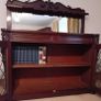 Beautiful Antique Mahogany Chiffonier Sideboard with Mirror & Display Cabinet Image 3